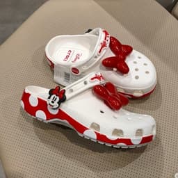 [Hộp bv] box bv Dép Sục Bít Mũi Nam Nữ Đính Nơ Đỏ Dễ Thương, Dép Quai Hậu Có Charm Trang Trí Size 36-44 4