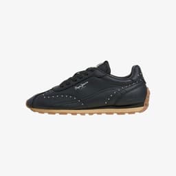 [Chính Hãng] Giày Nữ Pepe Jeans London Đính Đinh Đen, Sneaker Da Cổ Điển Phối Studs Cá Tính Mẫu Mới 1