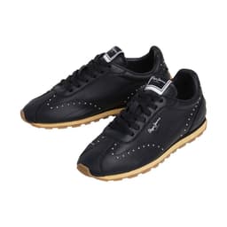 [Chính Hãng] Giày Nữ Pepe Jeans London Đính Đinh Đen, Sneaker Da Cổ Điển Phối Studs Cá Tính Mẫu Mới 2