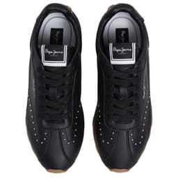 [Chính Hãng] Giày Nữ Pepe Jeans London Đính Đinh Đen, Sneaker Da Cổ Điển Phối Studs Cá Tính Mẫu Mới 3