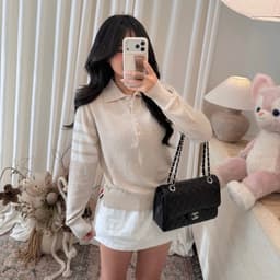 𝐬𝐭𝐮𝐝𝐢𝐨𝐛𝐲𝟐𝟓 | ÁO LEN POLO MỎNG PHỐI TAY KẺ HÀNG QC 5