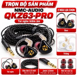 Tai Nghe In-Ear NMC-AUDIO QKZ63-PRO Kiểm Âm, Driver 10mm, Jack 3.5mm, Dây Dài 2.5m 6