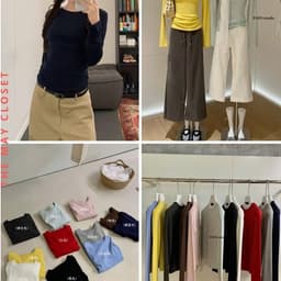 𝑨𝒏𝒏 𝑺𝒕𝒖𝒅𝒊𝒐 [SẴN] / Áo Thun Nữ Trơn Dài Tay 𝐄𝐍.𝐄𝐍 10919 Cổ Tròn Dáng Ôm Body Cotton Co Giãn Basic 1