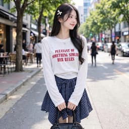 Áo thun nữ dài tay chất thun giấy xước in hình đẹp siêu nét thời trang, áo thun nữ form rộng hot trend TG PLEA05 9