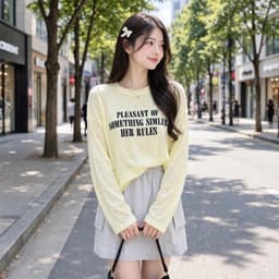 Áo thun nữ dài tay chất thun giấy xước in hình đẹp siêu nét thời trang, áo thun nữ form rộng hot trend TG PLEA05 5