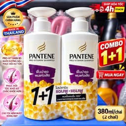 [ CHUẨN THÁI] DẦU GỘI PANTENE PRO-V NỘI ĐỊA THÁI LAN 380ml/chai. TÍM PHỤC HỒI-HỒNG GIẢM TÓC RỤNG 2