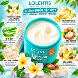 [ CHUẨN THÁI ] KEM Ủ TÓC HOA SỨ LOLENTIS HAIR SPA 500ml/HỦ NỘI ĐỊA THÁI LAN 2