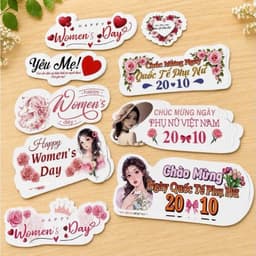 Set 20-50 Cái Banner Thiệp Cài Trang Trí 20/10 - 20/11, Tri Ân Thầy Cô, Chúc Mừng Ngày Lễ, Phụ Kiện Trang Trí 3
