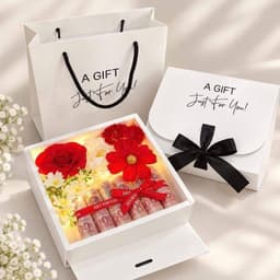 Combo 10 Hộp Quà Hoa Tiền Kèm Túi Đựng - Hộp A GIFT - Hộp Đựng Quà Tặng (Không Kèm Quà) 7