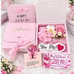 Combo 10 Hộp Quà Hoa Tiền Kèm Túi Đựng - Hộp A GIFT - Hộp Đựng Quà Tặng (Không Kèm Quà) 4