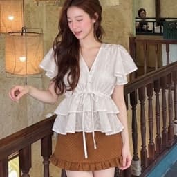 Xukadress_Set thêu hoa tiểu thư sang chảnh, set đồ tiểu thư, set bộ dịu dàng 4