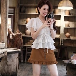 Xukadress_Set thêu hoa tiểu thư sang chảnh, set đồ tiểu thư, set bộ dịu dàng 2