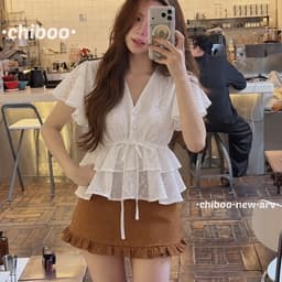 Xukadress_Set thêu hoa tiểu thư sang chảnh, set đồ tiểu thư, set bộ dịu dàng 1