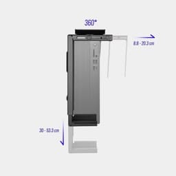 Giá Treo CPU HyperWork CPH01, Kệ Treo Thùng Máy Tính Dưới Bàn, Giá Đỡ Case PC, Phụ Kiện Setup Bàn Làm Việc 5