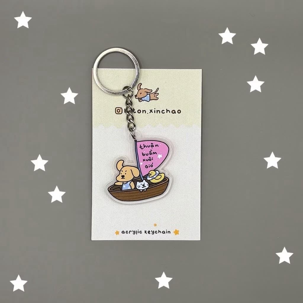 KEYCHAIN THUỘN BUỒM XUÔI GIÓ