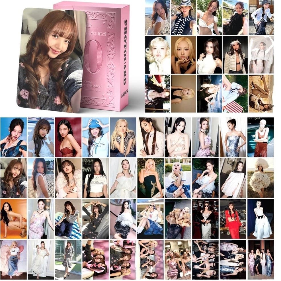 Set 55 lomo card Blackpink kỷ niệm 10 năm debut 2026