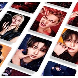 Set 55 lomo card và 72 sticker Stray Kids - RUN IT 2026 6
