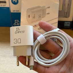 Bộ Sạc Nhanh 30W APEST AP-U300 Type-C to Type-C Sạc Nhanh An Toàn Kèm Cáp Bọc Dù Bảo Hành 12 Tháng 3