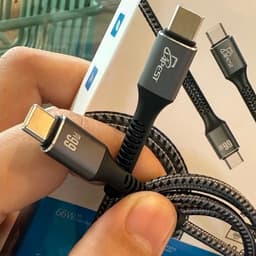 Cáp Sạc Nhanh 66W Apest AP-64PT Type C To Type C 1M Dây Bọc Dù Cao Cấp Chống Rối, Chống Cháy An Toàn Khi Sạc Qua Đêm 6
