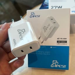 Củ Sạc Đôi 40W APEST AP-B003 Chống Quá Dòng, Quá Áp, Củ Sạc Nhanh 2 Cổng Type C Nhỏ gọn Tiện Lợi Bảo Hành 18 Tháng 6