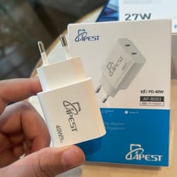 Củ Sạc Đôi 40W APEST AP-B003 Chống Quá Dòng, Quá Áp, Củ Sạc Nhanh 2 Cổng Type C Nhỏ gọn Tiện Lợi Bảo Hành 18 Tháng 7