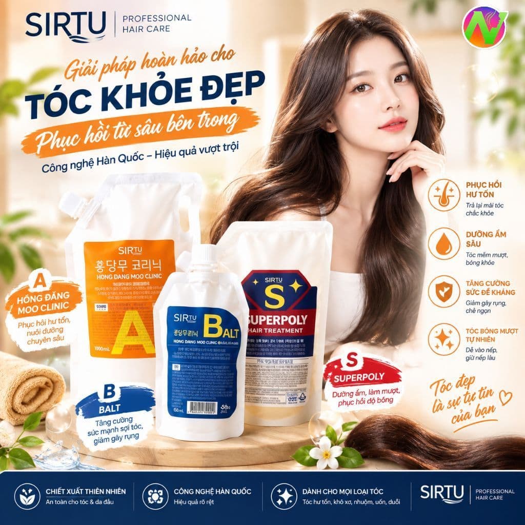 Keratin Tươi Phục Hồi Tóc Nát KR CLINIC_AKR | Made in Korea | 1000ml