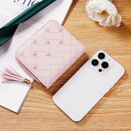 Ví Nữ Cầm Tay Dáng Dài & Dáng Ngắn Họa Thêu Trái Tim Style Hàn Quốc 2