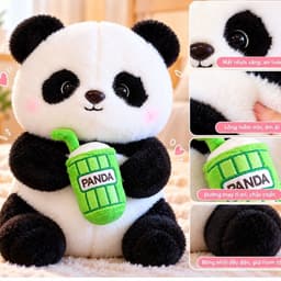Gấu bông Panda siêu mềm mịn 30cm – Gấu Trúc Panda dễ thương, Quà tặng sinh nhật 3