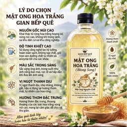 Combo 2 Lít Mật Ong Hoa Trắng (Hoa Blong Song) – GIAN BẾP QUÊ - Mật Ong Nguyên Chất 4