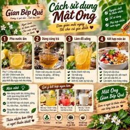 Combo 2 Lít Mật Ong Hoa Trắng (Hoa Blong Song) – GIAN BẾP QUÊ - Mật Ong Nguyên Chất 6