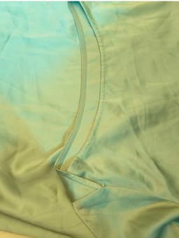 [2hand] Đầm lụa xanh ngọc suông kèm đai freesize đến XL 4