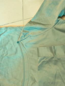 [2hand] Đầm lụa xanh ngọc suông kèm đai freesize đến XL 3