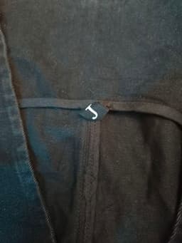 [2hand] Áo khoác gile jean đen dáng rộng bigsize freesize đến 3XL 3