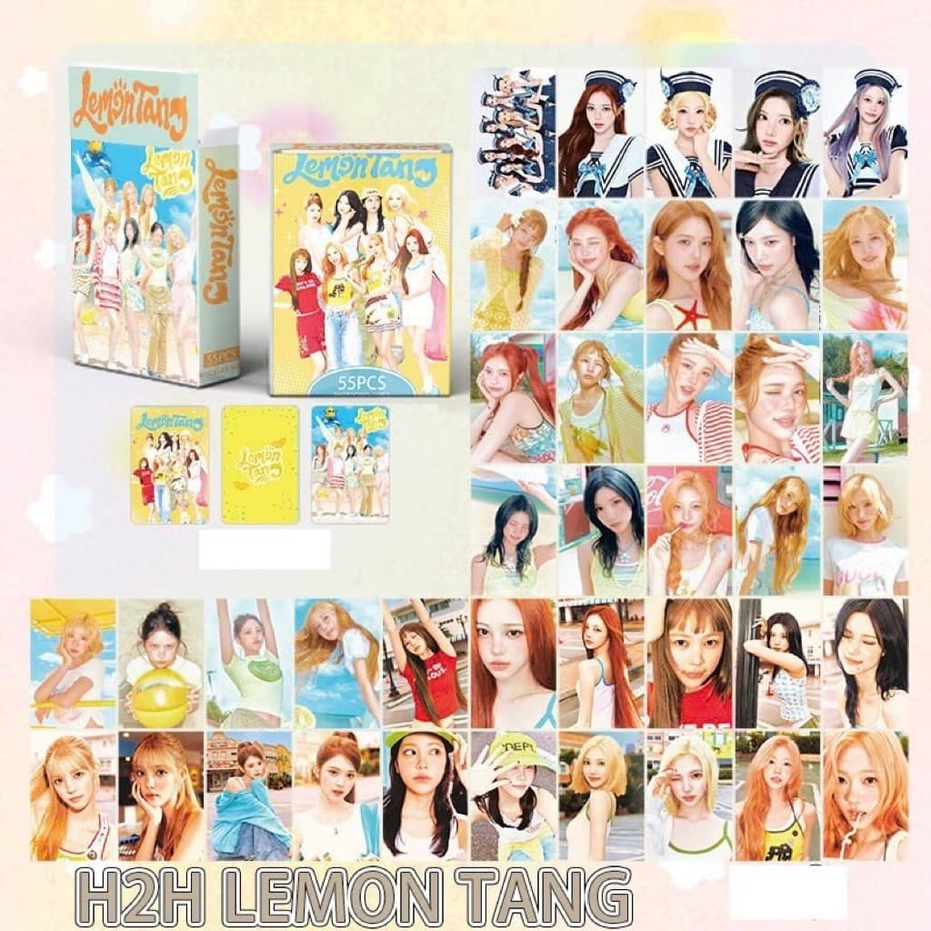 Set 55 photocard unoff Hologram Hearts2Hearts - Lemon Tang 2026