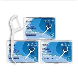 Combo Tăm Chỉ Nha Khoa Vệ Sinh Răng Miệng, Chỉ Nha Khoa Hộp 50 Chiếc HA001 6