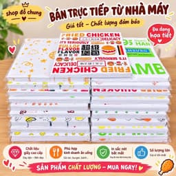 1000 Bộ Giấy Gói Burger - Sanwish - Cơm Cuộn Size 29x30cm Giấy Gói Bánh Mì/Giấy Nến Lót Hộp Bánh 1