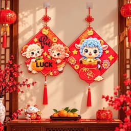 [Tặng Set Quạt 2027] Set 2 Dải Treo Trang Trí Tết, Trang Trí Nhà Cửa, Văn Phòng HOTHIT 2027 2