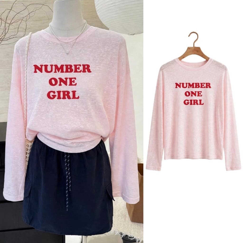 Áo thun nữ dài tay form rộng tay dài in hoạ tiết thời trang, Áo thun giấy xước mỏng mát TG ONEGIRL
