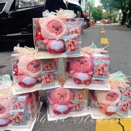 hộp bánh kẹo loopy hồng mẫu mới 7