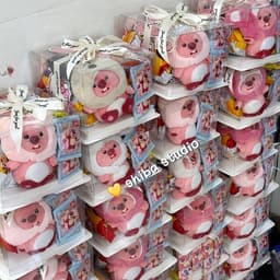 hộp bánh kẹo loopy hồng mẫu mới 1