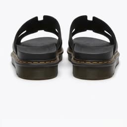 Dép quai chữ H ngang nam màu đen đế dày phong cách cơ bản cao 5cm 5