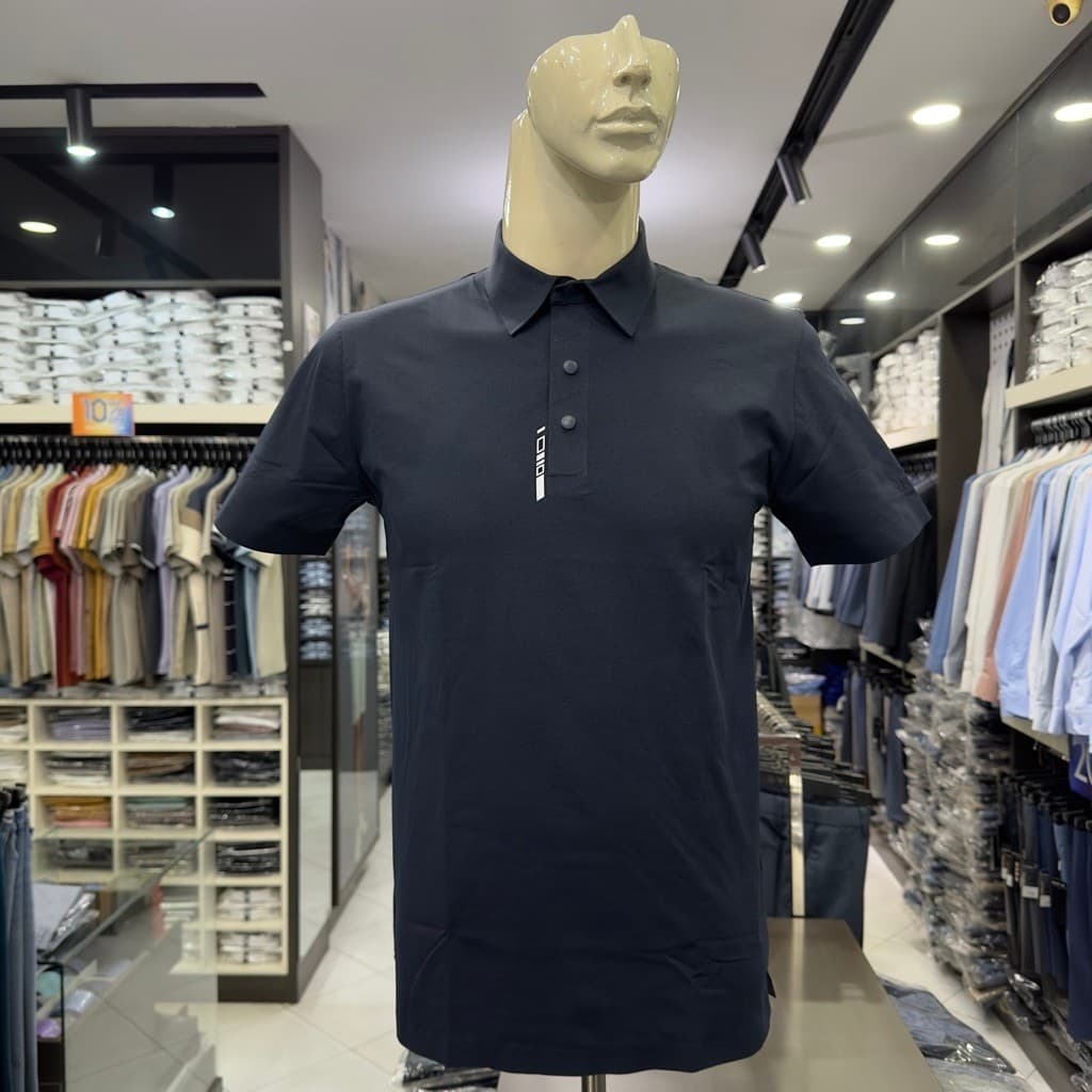 Áo polo nam Owen màu xanh tím than regular fit APV261555