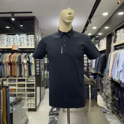 Áo polo nam Owen màu xanh tím than regular fit APV261555 6