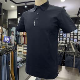 Áo polo nam Owen màu xanh tím than regular fit APV261555 5