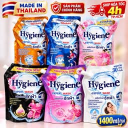 [ CHUẨN THÁI] NƯỚC GIẶT HYGIENE Expert Wash NỘI ĐỊA THÁI LAN TÚI 1L4 1