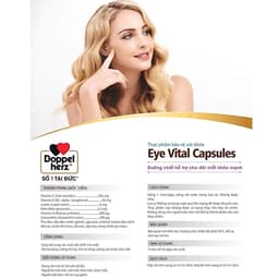 Eye Vital Capsules Doppelherz  Bổ Sung Dưỡng Chất, Giúp Hỗ Trợ Bổ Mắt, Khô Mắt,Giảm Thị Lực <BUN BUN SHOP 3
