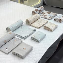 Bộ ga gối 3 món Cotton icy mềm mại hoạ tiết xin xắn,bo chun theo yêu cầu 4