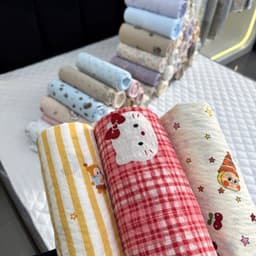 Bộ ga gối 3 món Cotton icy mềm mại hoạ tiết xin xắn,bo chun theo yêu cầu 2