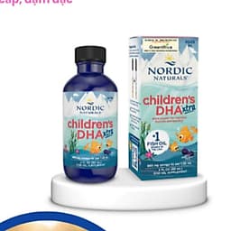 Children's DHA™ Xtra đậm đặc 880mg Nordic Naturals hỗ trợ phát triển não bộ và khả năng nhận thức cho bé từ 1 tuổi+ 3