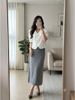 [2hand] Áo sơ mi trắng cộc tay phối voan cổ bèo cúc bọc kiểu vest freesize đến L 1